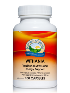 Natures Sunshine Withania (Ashwaganda) 100 Capsules