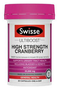 Swisse Ultiboost High Strength Cranberry 90 Capsules
