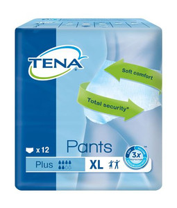 Tena Pants Plus Extra Large 12 Pack