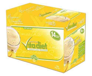 Vita Diet Banana Smoothie Shake 14 Pack