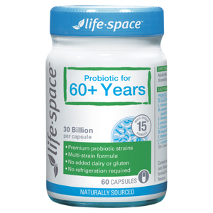 Life Space 60+ Years Probiotic Capsules 60