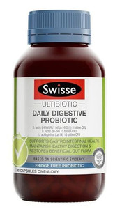 Swisse Ultiboost Daily Digestive Probiotic 90 Capsules