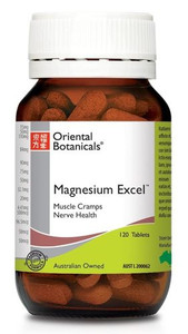 Oriental Botanicals Magnesium Excel 120 Tablets