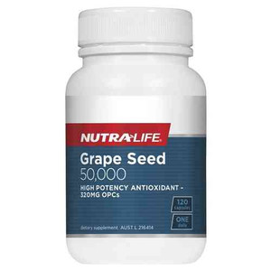 Nutra Life Grape Seed 50000 120 Capsules