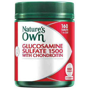 Nature's Own Glucosamine Sulfate 1500 with Chondrotin 160 Tablets