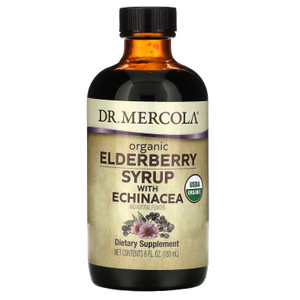Dr. Mercola, Organic Elderberry Syrup with Echinacea,  6 fl oz (180 ml),Dr. Mercola, Organic Elderberry Syrup with Echinacea,  6 fl oz (180 ml)