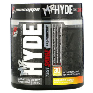 ProSupps, Mr. Hyde, Test Surge, Testosterone Boosting Pre-Workout, Pineapple Mango, 11.8 oz (336 g),ProSupps, Mr. Hyde, Test Surge, Testosterone Boosting Pre-Workout, Pineapple Mango, 11.8 oz (336 g)