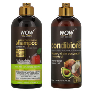 Wow Skin Science, Apple Cider Vinegar Shampoo + Conditioner Haircare, 2 Piece Kit,Wow Skin Science, Apple Cider Vinegar Shampoo + Conditioner Haircare, 2 Piece Kit