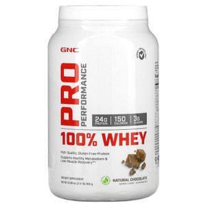 GNC Pro Performance, 100% Whey, Natural Chocolate, 2.11 lb (955 g),GNC Pro Performance, 100% Whey, Natural Chocolate, 2.11 lb (955 g)