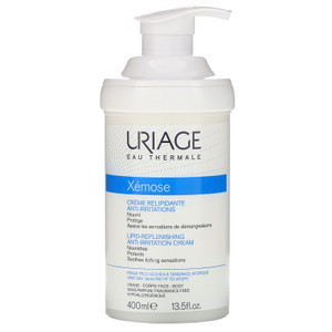 Uriage, Xemose, Lipid-Replenishing Anti-Irritation Cream, Fragrance-Free, 13.5 fl oz (400 ml),Uriage, Xemose, Lipid-Replenishing Anti-Irritation Cream, Fragrance-Free, 13.5 fl oz (400 ml)