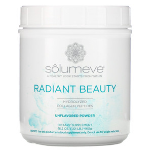 Solumeve, Radiant Beauty, Hydrolyzed Collagen Peptides, Unflavored Powder, 16 oz (1 lb) 460 g,Solumeve, Radiant Beauty, Hydrolyzed Collagen Peptides, Unflavored Powder, 16 oz (1 lb) 460 g