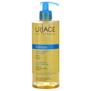 Uriage, Xemose, Cleansing Soothing Oil, Fragrance-Free, 17 fl oz (500 ml),Uriage, Xemose, Cleansing Soothing Oil, Fragrance-Free, 17 fl oz (500 ml)