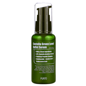 Purito, Centella Green Level Buffet Serum, 2 fl oz (60 ml),Purito, Centella Green Level Buffet Serum, 2 fl oz (60 ml)