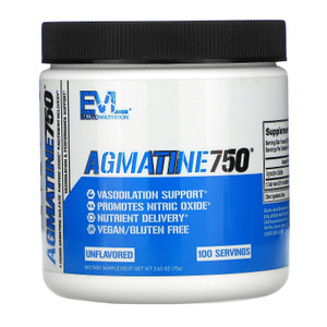 EVLution Nutrition, Agmatine750, Unflavored, 2.65 oz (75 g),EVLution Nutrition, Agmatine750, Unflavored, 2.65 oz (75 g)