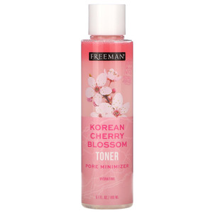 Freeman Beauty, Korean Cherry Blossom Toner, Pore Minimizer, Hydrating, 6.1 fl oz (180 ml),Freeman Beauty, Korean Cherry Blossom Toner, Pore Minimizer, Hydrating, 6.1 fl oz (180 ml)
