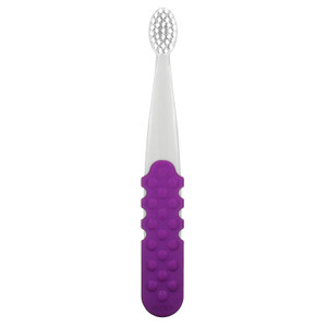 3 PACK OF RADIUS, Totz Plus Brush, 3 Years +, Extra Soft, Gray Purple, 1 Toothbrush,RADIUS, Totz Plus Brush, 3 Years +, Extra Soft, Gray Purple, 1 Toothbrush