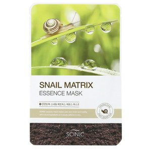 3 PACK OF Scinic, Snail Matrix Essence Mask, 1 Sheet, 0.67 fl oz (20 ml),Scinic, Snail Matrix Essence Mask, 1 Sheet, 0.67 fl oz (20 ml)
