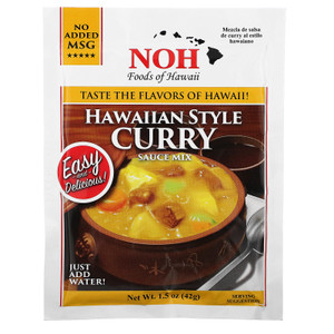 3 PACK OF NOH Foods of Hawaii, Hawaiian Style Curry Sauce Mix, 1.5 oz (42 g),NOH Foods of Hawaii, Hawaiian Style Curry Sauce Mix, 1.5 oz (42 g)