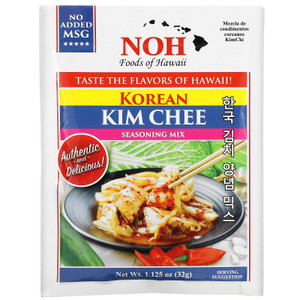 3 PACK OF NOH Foods of Hawaii, Korean Kim Chee Seasoning Mix, 1.125 oz (32 g),NOH Foods of Hawaii, Korean Kim Chee Seasoning Mix, 1.125 oz (32 g)