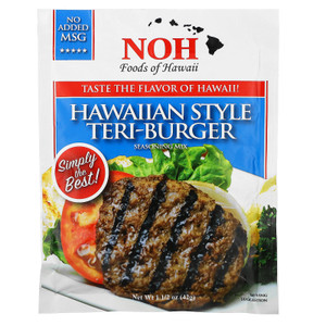 3 PACK OF NOH Foods of Hawaii, Hawaiian Style Teri-Burger Seasoning Mix, 1 1/2 oz (42 g),NOH Foods of Hawaii, Hawaiian Style Teri-Burger Seasoning Mix, 1 1/2 oz (42 g)