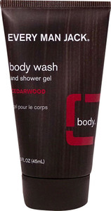 3 PACK of Every Man Jack Body Wash and Shower Gel Cedarwood -- 1.5 fl oz