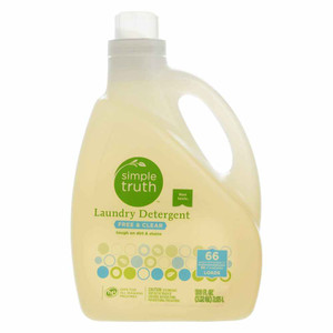 3 PACK of Simple Truth Laundry Detergent Free & Clear -- 100 fl oz