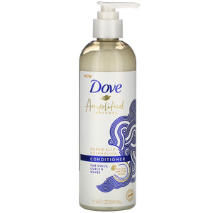 3 PACK of Dove, Amplified Textures, Super Slip Detangling Conditioner, 11.5 fl oz (340 ml)