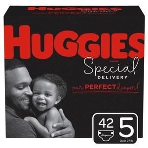 Huggies Special Delivery Baby Diapers Hypoallergenic Size 5 Giga Jr Pack -- 42 Diapers