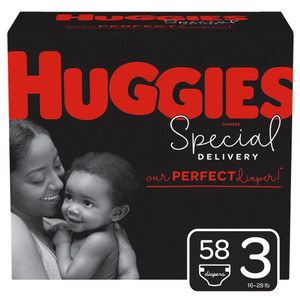 Huggies Special Delivery Hypoallergenic Diapers Giga Jr. Pack -- 58 Diapers