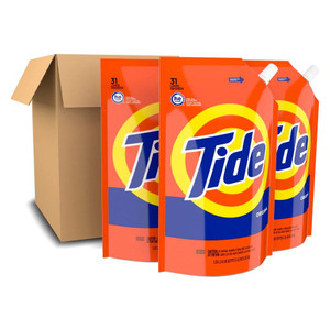 Tide Liquid Laundry Detergent Original Scent -- 45 fl oz Each / Pack of 3