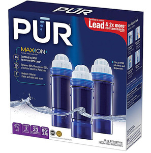 Pur Maxion Filter Technology Replacement Pitcher Filters -- 3 Pack