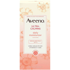 Aveeno Ultra-Calming Daily Moisturizer with Sunscreen Broad Spectrum SPF 15 -- 4 fl oz