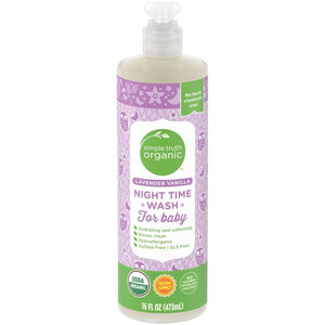 Simple Truth Organic Night Time Wash For Baby Lavender Vanilla -- 16 fl oz