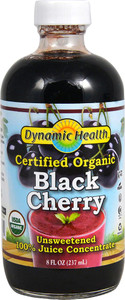 3 PACK of Dynamic Health Pure Black Cherry Juice Concentrate -- 8 fl oz