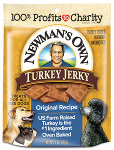 Newmans Own Turkey Jerkey Treats for Dogs Original -- 5 oz