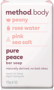3 PACK of Method Body Bar Soap Pure Peace -- 6 oz