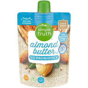 3 PACK of Simple Truth Probiotics Almond Butter -- 6.2 oz