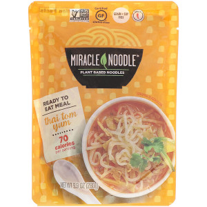 3 PACK OF Miracle Noodle, Ready-to-Eat Meal, Thai Tom Yum, 9.9 oz (280 g)