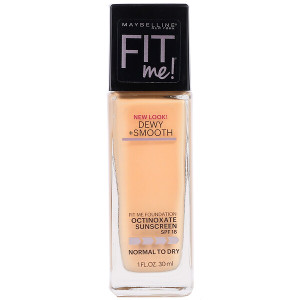 Maybelline, Fit Me, Dewy + Smooth Foundation, 220 Natural Beige, 1 fl oz (30 ml)