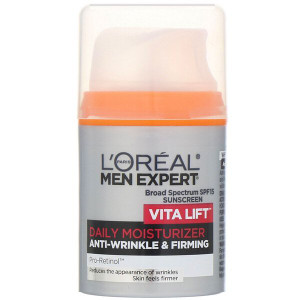 3 PACK OF L'Oreal, Men Expert Anti-Wrinkle & Firming, Vita Lift Daily Moisturizer, SPF 15, 1.6 fl oz (48 ml)