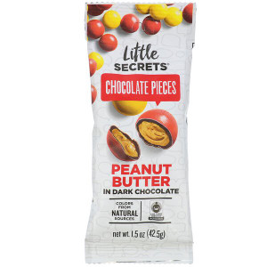 3 PACK OF Little Secrets, Dark Chocolate Pieces, Peanut Butter, 1.5 oz (42.5 g)