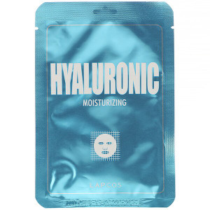 3 PACK OF Lapcos, Hyaluronic Sheet Mask, Moisturizing, 1 Sheet, 0.84 fl oz (25 ml)