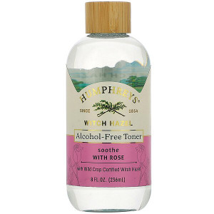 Humphreys, Witch Hazel, Alcohol Free Toner with Rose, Soothe,  8 fl oz (236 ml)