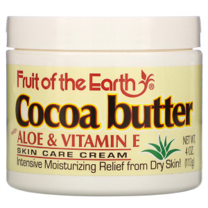 3 PACK OF Fruit of the Earth, Cocoa Butter with Aloe & Vitamin E, 4 oz (113 g)