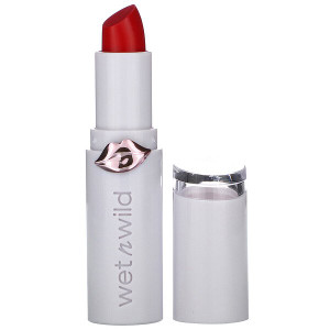 3 PACK OF Wet n Wild, MegaLast High-Shine Brillance Lip Color, Fire-Fighting,  0.11 oz (3.3 g)
