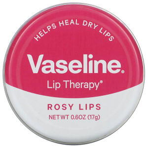 3 PACK OF Vaseline, Lip Therapy, Rosy Lips, 0.6 oz (17 g)