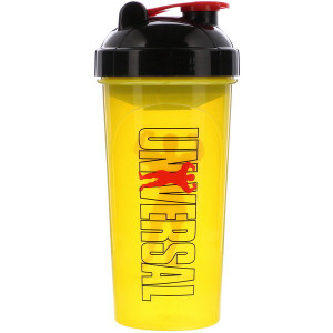 3 PACK OF Universal Nutrition, Logo Shaker Cup, Yellow, 30 oz