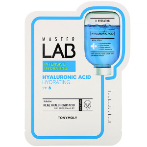3 PACK OF Tony Moly, Master Lab, Hyaluronic Acid Hydrating, 1 Sheet, 19 g