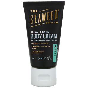 3 PACK OF The Seaweed Bath Co., Awaken Firming Detox Body Cream, Rosemary & Mint, 1.5 fl oz (44 ml)