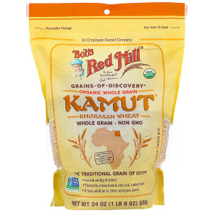 Bobs Red Mill, Organic Kamut, Whole Grain, 24 oz (680 g)